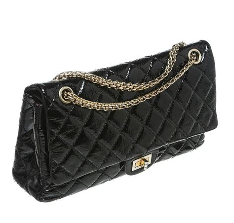 chanel reissue 2.55 pearly with black|Chanel reissue bag.